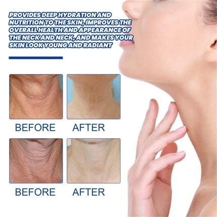 Instant Wrinkle Remover Neck Cream Anti Aging Firming Lifting Fade Fine Lines Whitening Moisturizing Brighten Tighten Skin Care