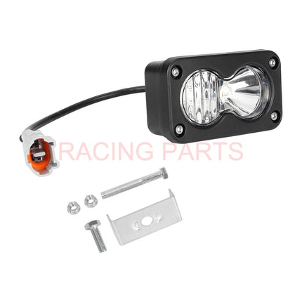 For SurRon Light Bee X Segway X260 Talaria Sting MX4 MX3 Plug N Play 20W Headlight Switch White Spot Flood Led Pod Combo Kit