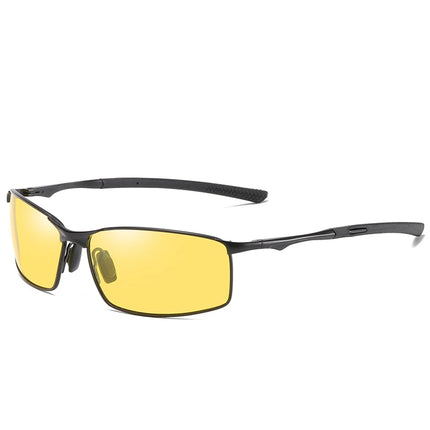 Anti-Glare Square Myopia Sunglasses Men Polarized Fashion Metal Driving Prescription Sun Glasses For Male 0 -0.5 -0.75 To -6.0