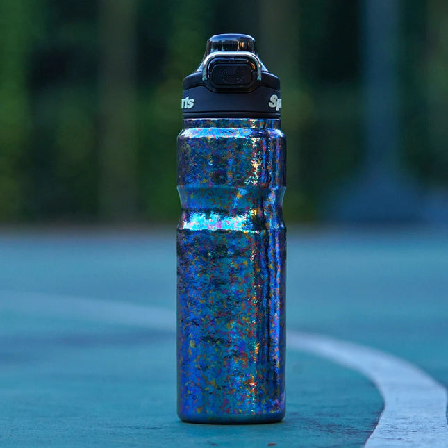 Titanium Water Bottle Thermos Outdoor Cycling Titan Canteen Drink jug Lightweight Kettle Flasks Bucket 650ML Thermal Cup Termos