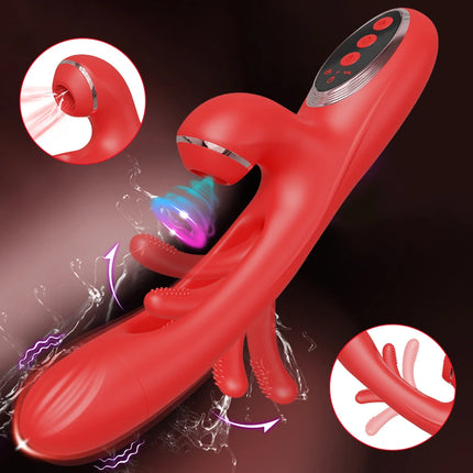 Adults Sex Toys Vibrator for Women Clitoris Stimulator Sucking Tapping Flapping G Spot Dildo Vagina Massager Sex Products