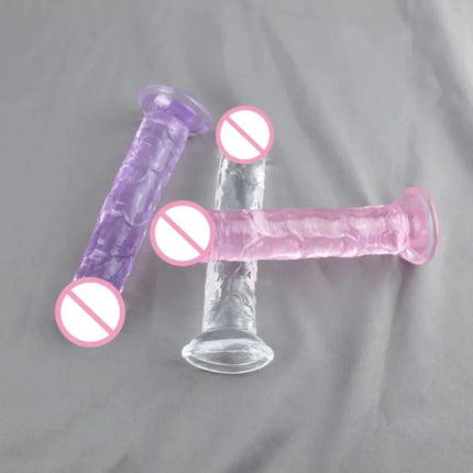 Dildos Sex Toys Dick Cheap Soft Female Vagina Clitoris Anal Masturbators Penis with Suction Cup 5 Colors Consolador Dildo Gode