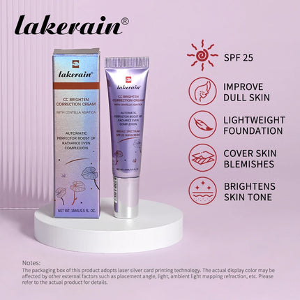 CC Cream erborian Centella Change Color Moisture Cream Makeup Foundation Full Coverage Magic Foundation Covering Korean Makeup