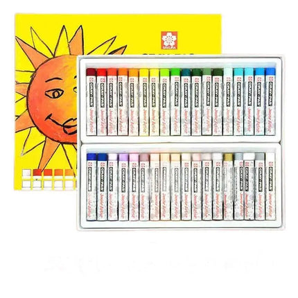 SAKURA Cray-Pas Artist Soft Oil Pastels for Kids Artists Oil Pastel Stick Painting Junior Children's Washable Drawing Crayons