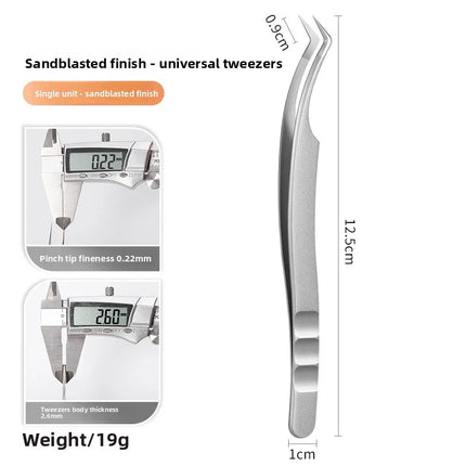 High Precision Eyelash Tweezers Beauty Eyelash Professional Grafting Eyelash High-Precision Flowering Tweezers