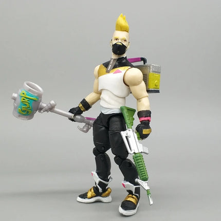 3.75 Inch Action Figures Set - Werewolf Ninja & Special Forces Crossover Poseable Troops Model Collection For Toys & Hobbies