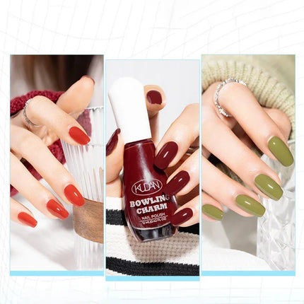 2025 Summer Solid Colored Nail Polish Tangerine Glitter Nails Art Water-Based Peel Off Nail Polish No Need Lamp Manicure Varnish