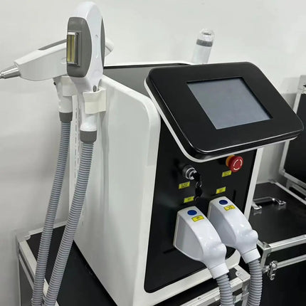 3 In 1 OPT IPL Diode Laser Beauty Machine Permanent Hair Removal Nd Yag Laser Tattoo Removal RF Skin Lifting Whitening