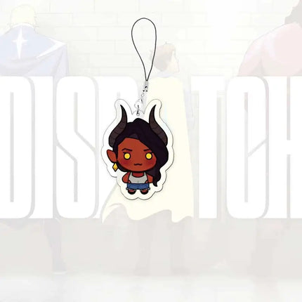 DISPATCH Z-Team Mobile Phone Charms Acrylic Small Pendant Blazer Robert Robertson Invisigal  Phone Chain Ring Fans Friends Gift