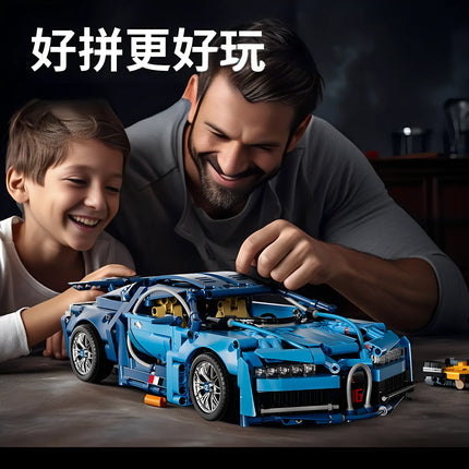 1:14 Building Blocks Roadster RC Toy Car Building Blocks Toy Birthday Gift MOC Roadster Model 1310Pcs