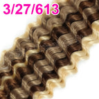 3-27-613 Deep Wave / 50g Sample / 30%-55%|Virgin Human Hair|30inches 75cm