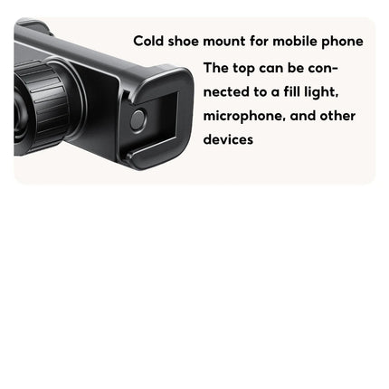 MoZhao Phone Stand Overhead Shooting Tripod Fill Light Floor-standing Telescopic Outdoor Live Photo Video Universal Camera Stand