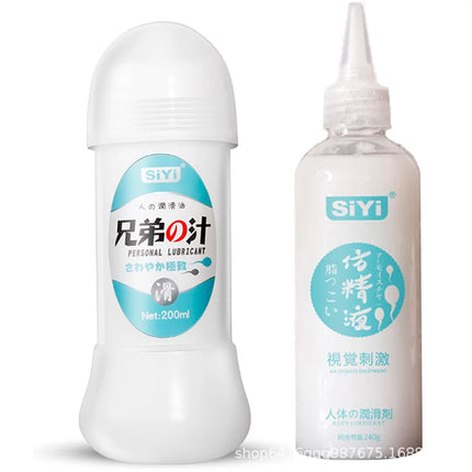 Semen Substitute Water Based Lubricant Gel for Men/Women, Realistic Texture, Compatible with Anal/Vaginal Toys& Long-Lasting