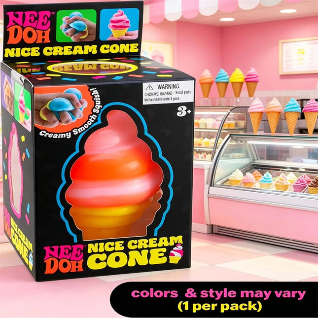 New Schylling Needoh Ice-Cream Squishy Toys Stress-Relieving Blocks Pinching Relieving Puzzle Solving Venting Children Souvenir