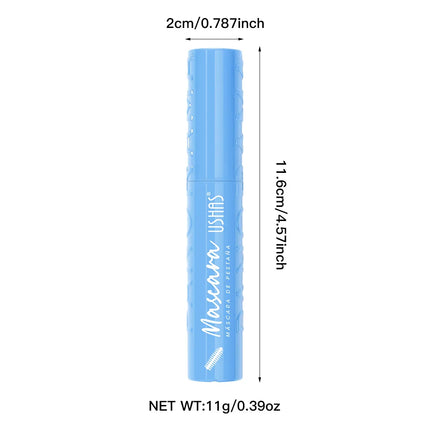 Colorful Silk Mascara Blue Red Black Cream Lengthening Waterproof Long Lasting Colored Thickening Curling Mascara Makeup