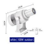 white 100W  outdoor