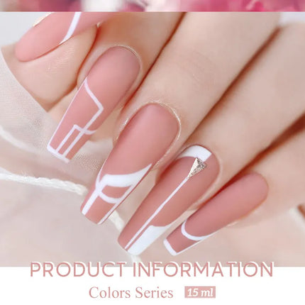 NAILCO Winter Series Color Gel Nail Polish 15ML Semi Permanent Soak Off Gel Varnishes Super Texture Gorgeous Nail Manicure Art