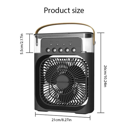 Humidifier Cooler Fan 3 Gear Air Conditioner Cooler Portable USB Desktop Spray Fans For Office Dormitory Room Cooling