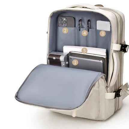 Travel Backpack 46x30x20 Cabin Waterproof Y2k Bags Carryon For Laptop 15.6 Inch High Quality Ryanair With USB Charging Sports