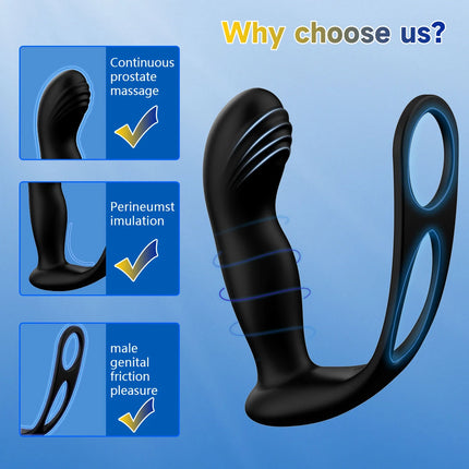 Unisex Dildo Prostate Massager Remote Control Plus APP Vibrator Gay Butt Plug Wireless Remote Control Butt Plug Adult Products