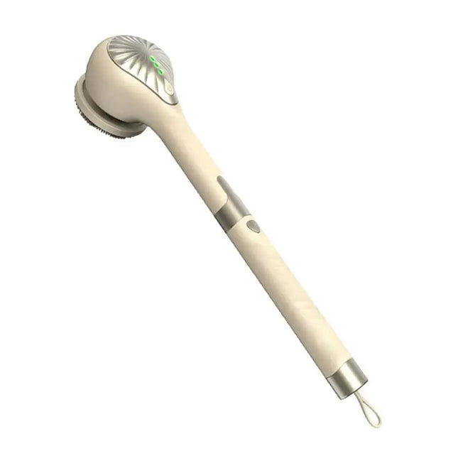 Electric Body Brush Automatic Bath Brush USB Rechargeable Rotating Brush Waterproof Extended Handle For All Skin Types