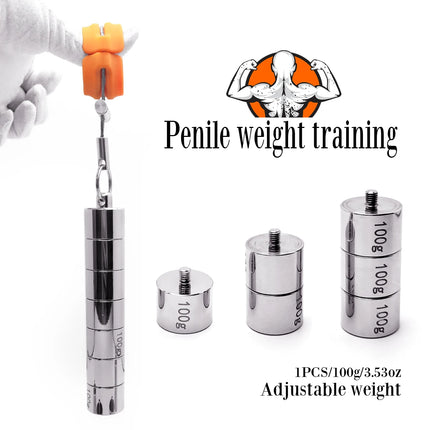 Penis trainer Penis ring Weight-bearing exercise for testicles Adjustable weight Dick strength training sex toy adult men toys