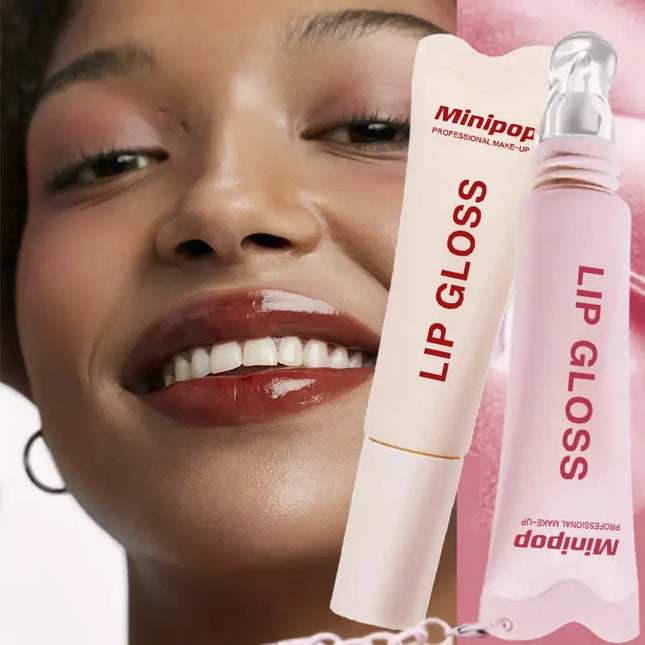 6 Packs Butter Tinted Lip Balm - Long-Lasting Hydrating Lip Gloss with Clear Jelly Finish - Moisturizing Lip Gloss