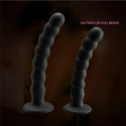 Anal Plug Prostate Massager Sex Products Vaginal Stimulator With Strong Sucker Silicone Bead Dildo Sex Toys for Man and Woman