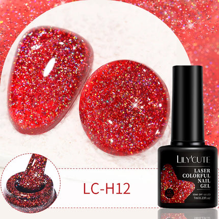 LILYCUTE 7ml 9D Cat Magnetic Gel Nail Polish Iridescent Magnet Semi Permanent Soak Off UV LED Manicure For Nail Art Gel Varnish
