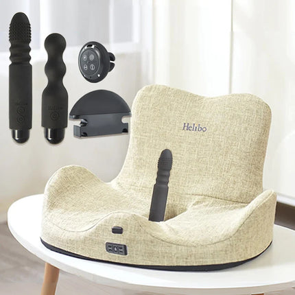 New Style Solo Sex Saddle Set with 3 PCS Vibrator - Sex Sofa Chair Dildo Mount for Vagina Clitoral Anal Stimulation