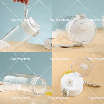 FNAF Simple Style Cup Drop Resistant Plastic Water Bottle with Tea Compartment Five Night At Freddy Large Capacity Bouncing Cup