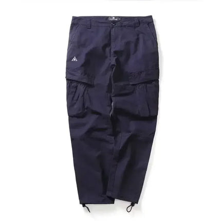 Male Trousers Khaki Loose Stretch Slim Men's Cargo Pants Harajuku Aesthetic Large Size Long With Korean Style Emo New In Big