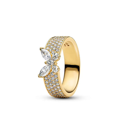 2026 Hot Selling 925 Silver, Heart-shaped, Butterfly,Flower Ring, Suitable for European Women's Exquisite Charm Jewelry Gifts ﻿