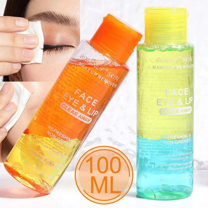 3IN1 Cleansing Oil Face Lip Eye Makeup Remover Face Refreshing Moisturizing Sensitive Skin Cleansing Oil Control Not Irritate