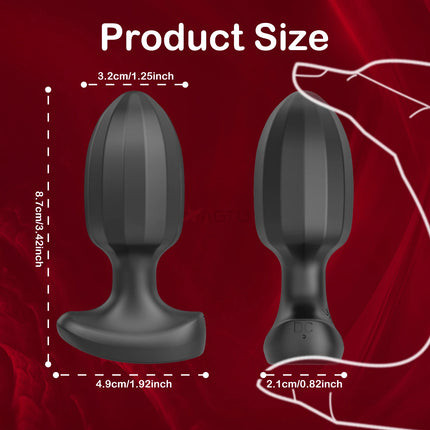APP Control Male Thrusting Prostate Massager Vibrator for Men Gay Anal Plug Telescopic Butt Plug Female Sex Toy for Adult 18+