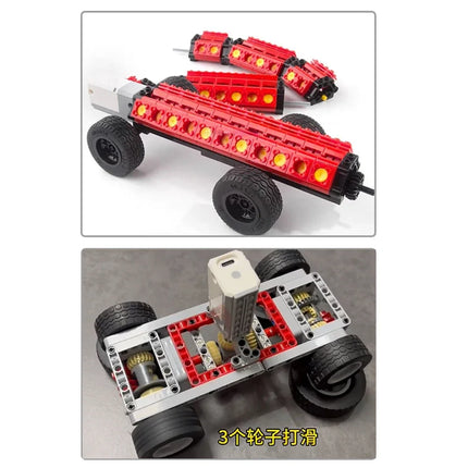 MOC Lithium Battery Motor M Motor 8883 APP Control Bluetooth-Pair Rechargeable Block with Legoeds Building Blocks PF Car Train