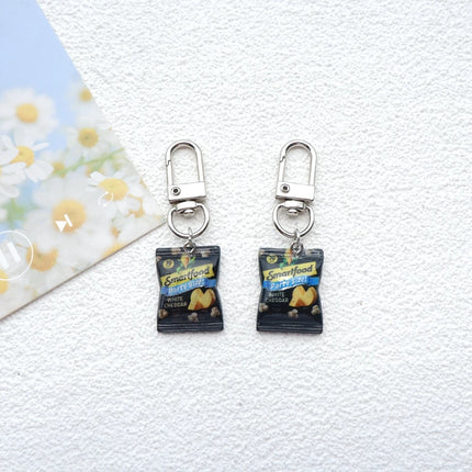 2pcs Cute Snacks Keychain Handmade Bag Jewelry DIY Gifts