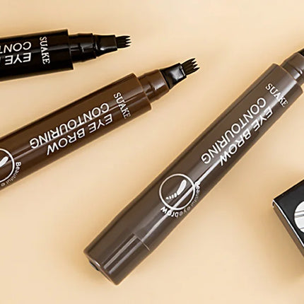 4 Point Eyebrow Pencil Maquillajes Para Mujer Waterproof Liquid Eyebrow Pen Makeup Long Lasting Cosmetic Microblade Brow Pencil