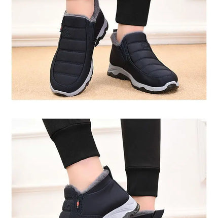 Men's Shoes Autumn Winter Casual Cotton Warm Wear Resistant Chunky Sole Affordable Free Shipping
