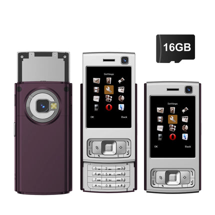 SERVO N95 PRO Slide Screen Mini Mobile Phone Speed Dial Call Recording Magic Voice Blacklist 2G Push Screen Torch Cellphone MP4