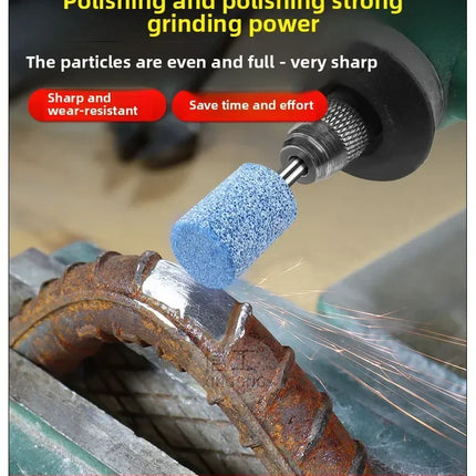 Small grinding wheel grinding head Blue corundum 3mm metal rust removal polishing electric grinding head