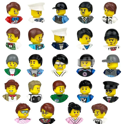 Building block toys, mini figures, character action figures, city people, building block accessory sets, children's gifts