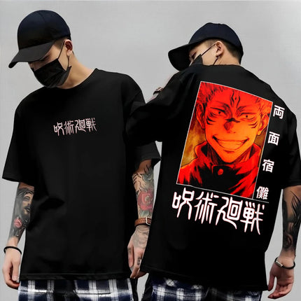 Anime Gojo Satoru Jujutsu Kaisen Printed T-shirt Men's and Women's T-shirt Men's Top Sports T-shirt Men's T-shirt Summer Tee New