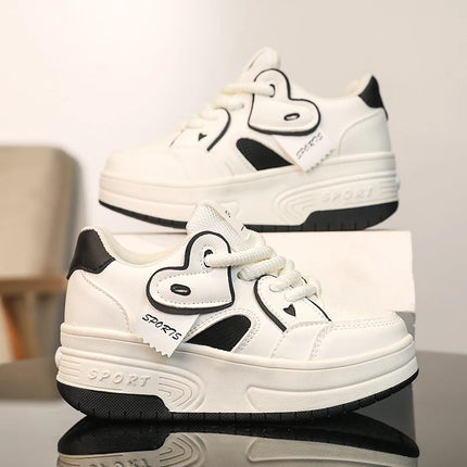 Children's Roller Skating Shoes, Detachable Double Wheels, Boys' Outdoor Skating Amusement Sneakers, Girls' Comfortable Soft Board Shoes