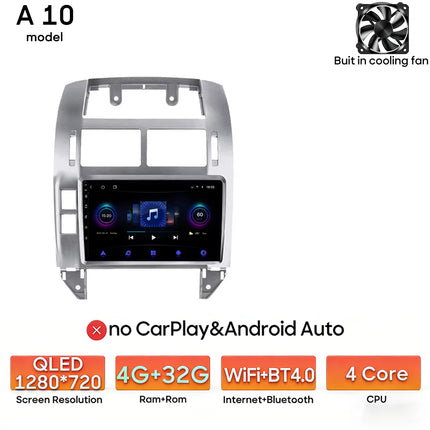 Android Car Radio Multimedia Car Radio Stereo Head Unit for Volkswagen Polo Mk4 2001 - 2011 with GPS Navigation Wireless CarPlay