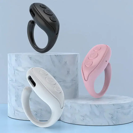 Fingertip Video Bluetooth Controller Tiktok Short Video Page Flipping Like Device Mobile Phone Remote Control Ring Controller