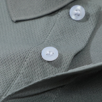 3 pieces of 2026 summer men's solid color polo shirts, men's short sleeved button down T-shirts, lightweight lapel streetwear,