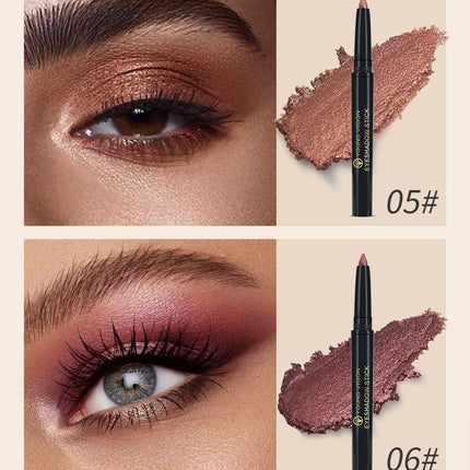 YOUNG VISION 12 Color Eyeshadow Stick Waterproof  Pearl Shimmer cream formula easy to color fine and smooth Woman makeup