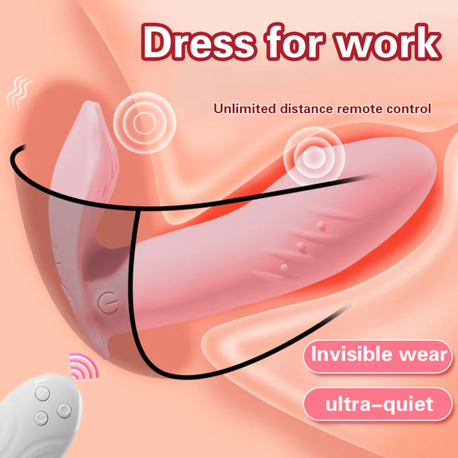 Wearable Remote Control Vibrator Dildo Vibrators G-spot Clitoris Invisible Butterfly Panties Vibrating Egg for Women Sex Toys 18