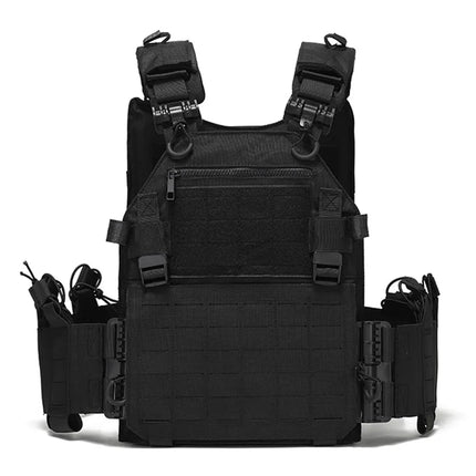 Tactical Training Vest - MOLLE Waterproof Quick Release Outdoor Vest / Gilet Tactique Entraînement - Gilet MOLLE Imperméable